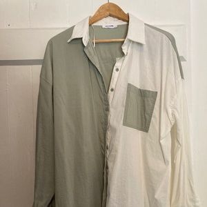 Colour block blouse